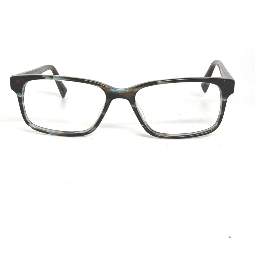 Warby Parker Theo 141 Eyeglasses Frames Brown Blue Marble 51-16-145 21550‎
